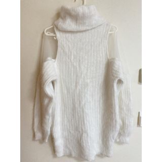 【美品】完売品！！ チュールアンゴラニットワンピース