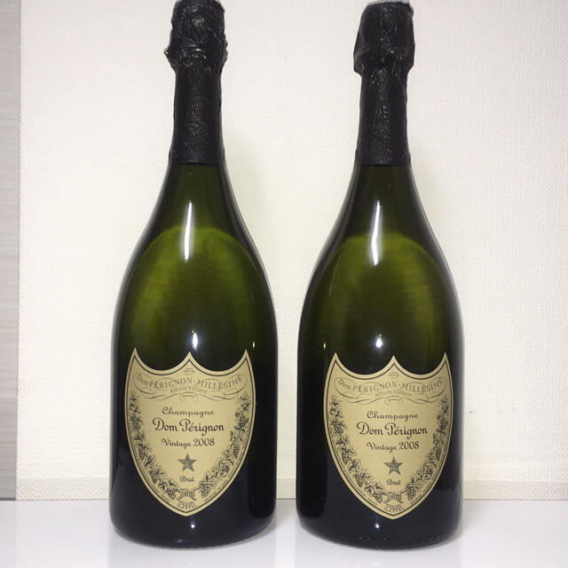 Dom Pérignon(ドンペリニヨン)のドン・ぺリニヨン2008 2本セット【正規輸入品】 食品/飲料/酒の酒(シャンパン/スパークリングワイン)の商品写真