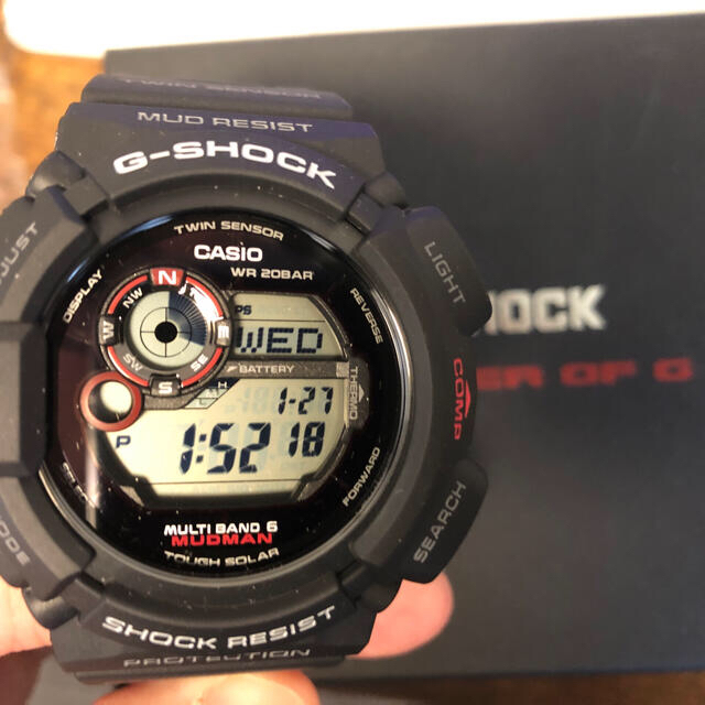 G-SHOCK(ジーショック)のG-shock mudman GW-9300-1JF メンズの時計(腕時計(デジタル))の商品写真