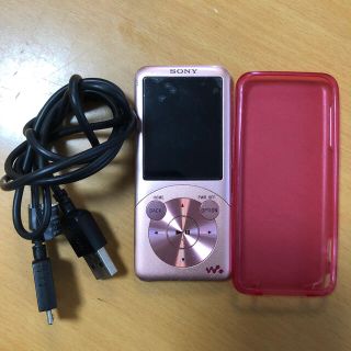 ソニー(SONY)のSONY ウォークマン　WALKMAN NW-S754 カバー&ケーブル付(ポータブルプレーヤー)