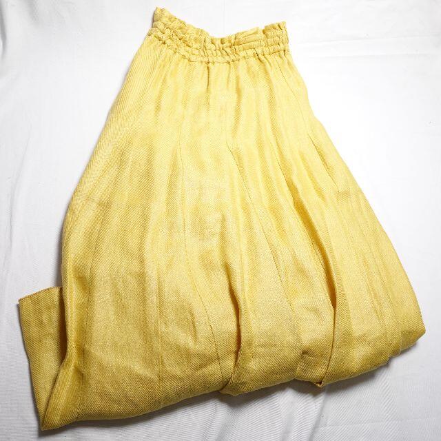Mila Owen(ミラオーウェン)の[Mila Owen] ロングスカート イエロー レディースМサイズ レディースのスカート(ロングスカート)の商品写真