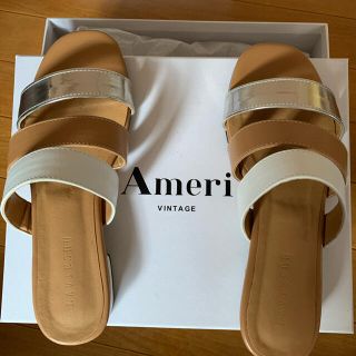 アメリヴィンテージ(Ameri VINTAGE)のAmeri サンダル ベージュ L(サンダル)