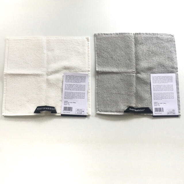 marimekko(マリメッコ)の新品✨マリメッコ ハンドタオル タオルハンカチ2枚セット レディースのファッション小物(ハンカチ)の商品写真