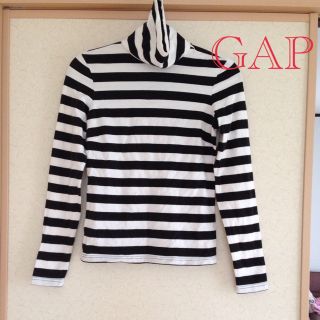 ギャップ(GAP)のGAP ストレッチボーダータートルネック(カットソー(長袖/七分))