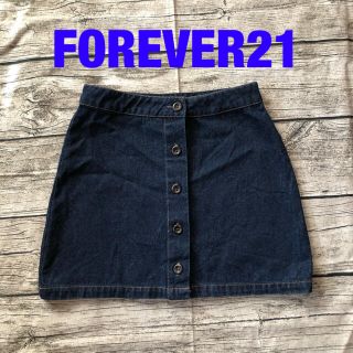 フォーエバートゥエンティーワン(FOREVER 21)のデニム　ミニスカート(ミニスカート)