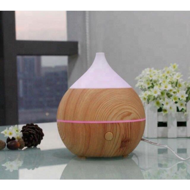 加湿器 アロマディフューザー おしゃれな木目調の ルームライト Bluetootの通販 By はるく S Shop ラクマ