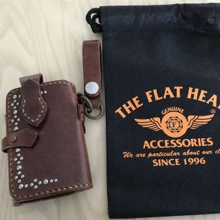 フラットヘッド(THE FLAT HEAD)のフラットヘッド　レザーシガレットケース(タバコグッズ)