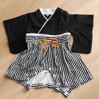 美品☆袴ロンパース・サイズ60(和服/着物)