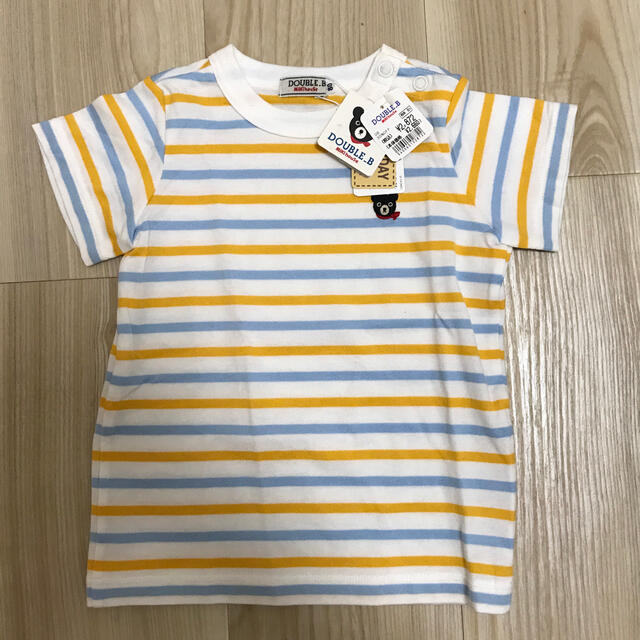 DOUBLE.B(ダブルビー)のMIKIHOUSE ダブルＢTシャツ 80 キッズ/ベビー/マタニティのキッズ服男の子用(90cm~)(Tシャツ/カットソー)の商品写真