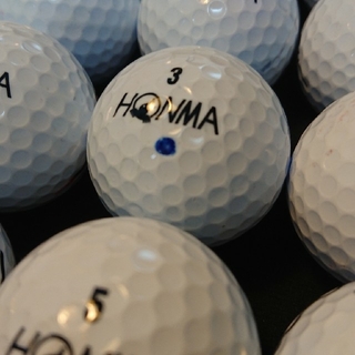 ホンマゴルフ(本間ゴルフ)の【良品】´18 ホンマ D1 24球 ホワイト ロストボール ゴルフボール(その他)