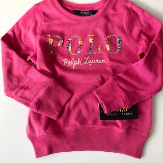 ポロラルフローレン(POLO RALPH LAUREN)の☆新品　ラルフローレン　ピンク色　トレーナー　100センチ☆(Tシャツ/カットソー)