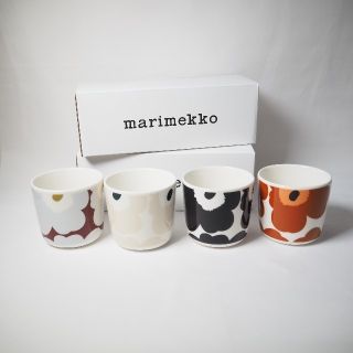 マリメッコ(marimekko)の【新品】marimekko　21年春新作　ウニッコ　ラテマグ4個セット(食器)