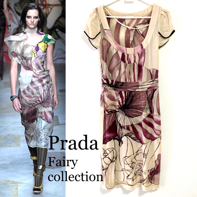Fairy Col SS□Prada/プラダ ワンピース・ドレス/シルク | www