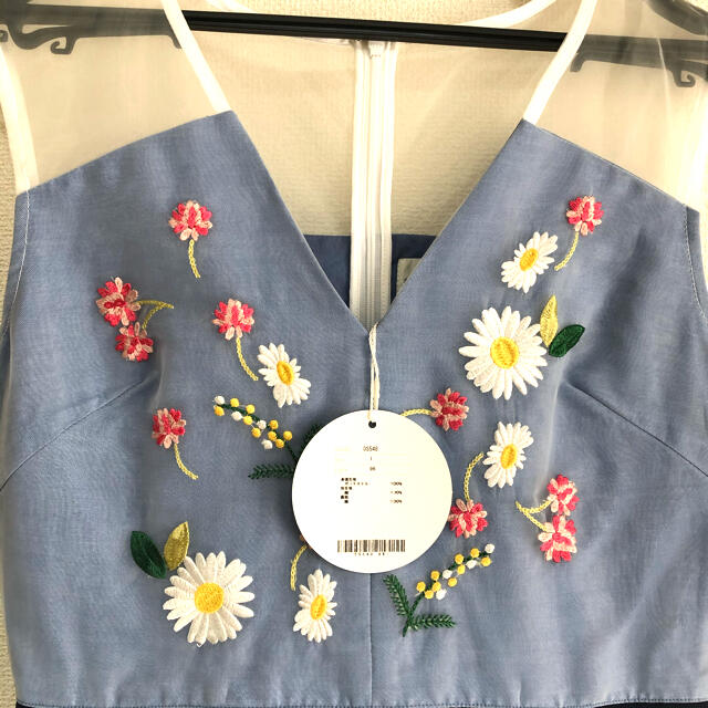 【新品未使用】chesty  刺繍花柄ワンピース