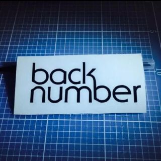 back number ステッカー(しおり/ステッカー)