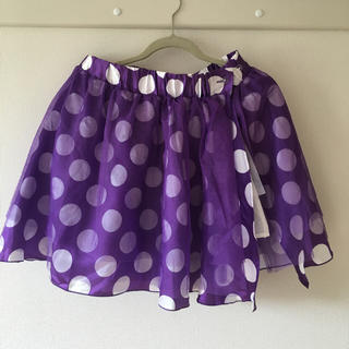 ディズニー(Disney)のディズニー ラップスカート 紫(ミニスカート)