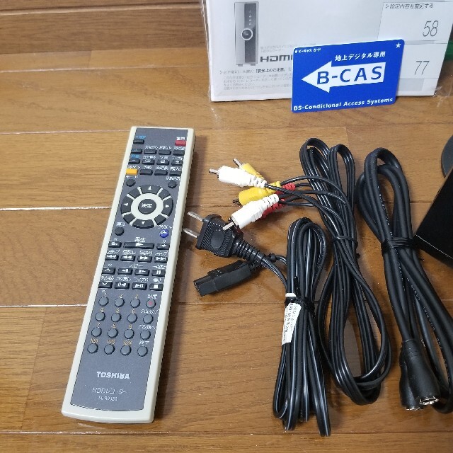 東芝(トウシバ)のTOSHIBA 地上デジタルチューナー内蔵ハードディスクレコーダー スマホ/家電/カメラのテレビ/映像機器(その他)の商品写真