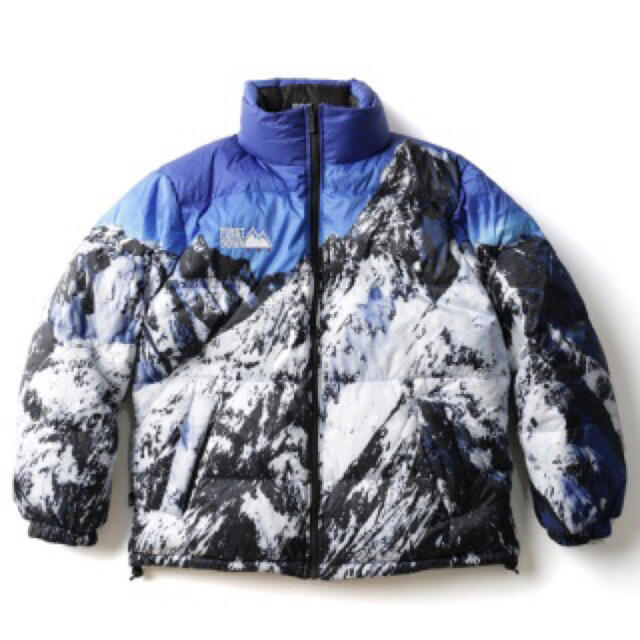 新品 FIRST DOWN 雪山 リバーシブル ダウンジャケット M 山岳 黒