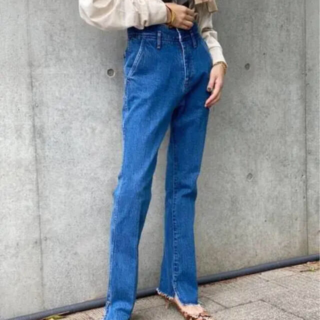 ★スピック＆スパン★BEAUTY-LINE SLIT DENIM デニム 26