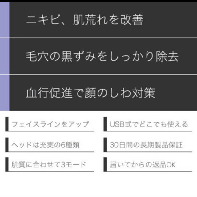 毛穴ケア スマホ/家電/カメラの美容/健康(フェイスケア/美顔器)の商品写真