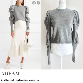 フォクシー(FOXEY)のADEAM カシミヤ100 極美品 ニット 0 S(ニット/セーター)