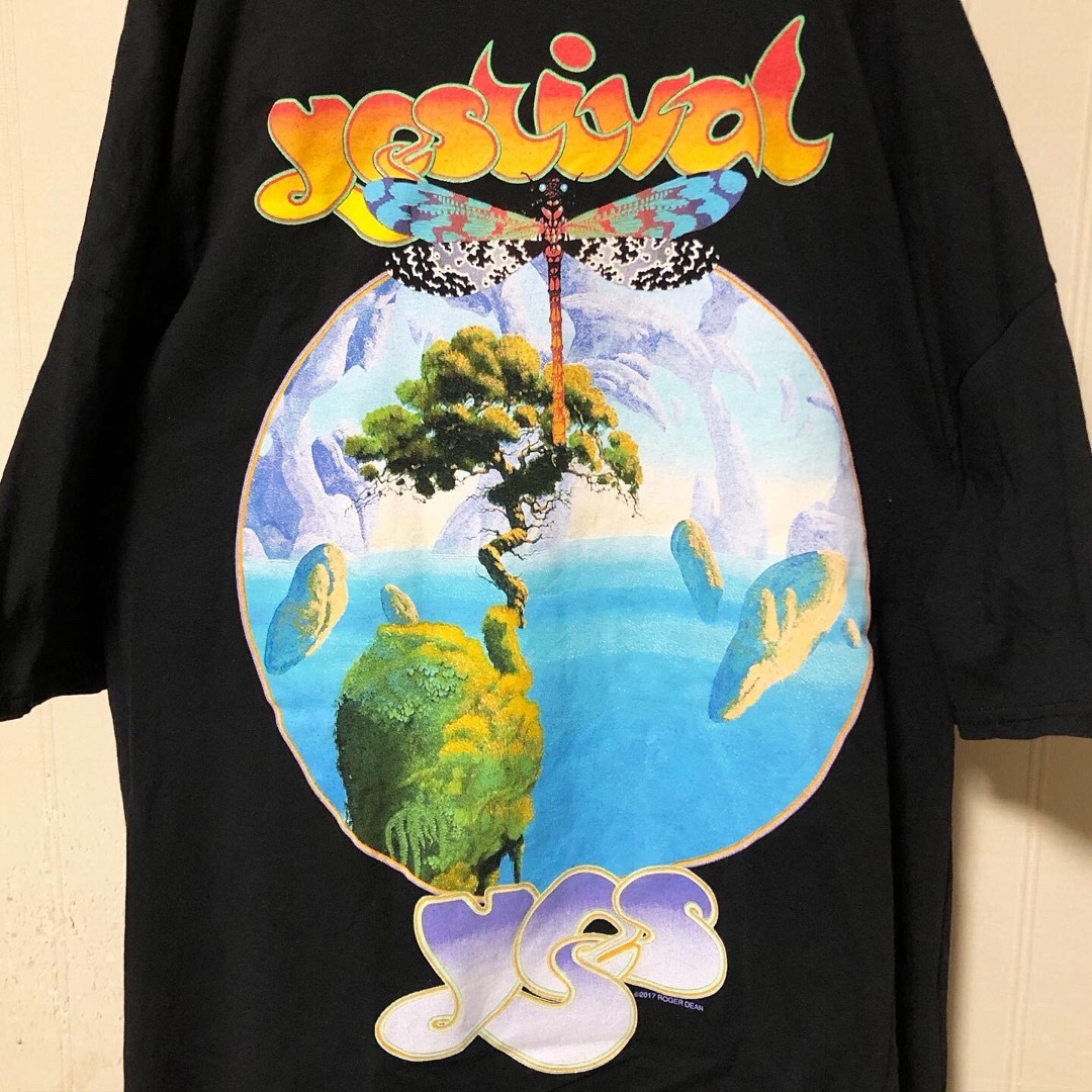 激レア❗️YES イエス 2017 アート プリント Tシャツ 2XL