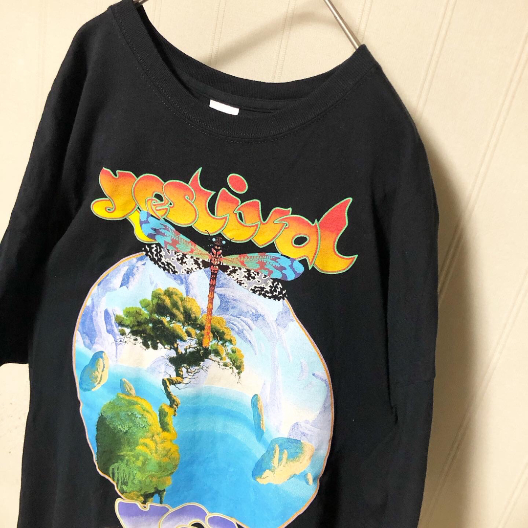 ART VINTAGE(アートヴィンテージ)の激レア❗️YES イエス 2017 アート プリント Tシャツ 2XL メンズのトップス(Tシャツ/カットソー(半袖/袖なし))の商品写真