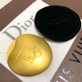 クリスチャンディオール(Christian Dior)のクリスチャンディオール パフューム マットゴールド コンパクトミラー(ミラー)