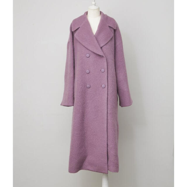 Rosary moon(ロザリームーン)の自己紹介必読様専用Rosary moon Mohair Shaggy Coat レディースのジャケット/アウター(ロングコート)の商品写真