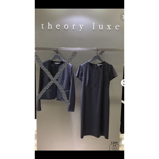 Theory luxe(セオリーリュクス)の美品♪(38) theory luxe  executiveワンピース レディースのワンピース(ひざ丈ワンピース)の商品写真