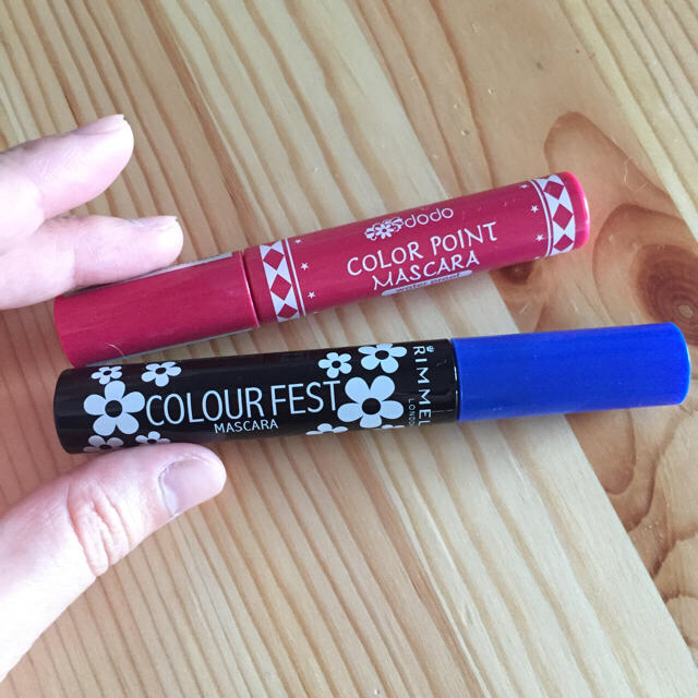 RIMMEL(リンメル)のカラーマスカラ ピンク&ブルーセット コスメ/美容のベースメイク/化粧品(マスカラ)の商品写真