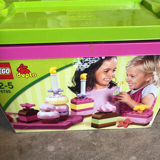 レゴ(Lego)の【２つセット】レゴデュプロ　ピンクのケーキセット& ハンバーガー&アイスクリーム(積み木/ブロック)