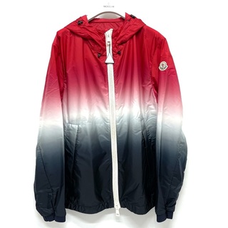 モンクレール(MONCLER)のモンクレール MONCLER MARIBEU  4160305 グラデーション 上着 アウター フーテッドジャケット ブルゾン ナイロン レッド 未使用(ブルゾン)