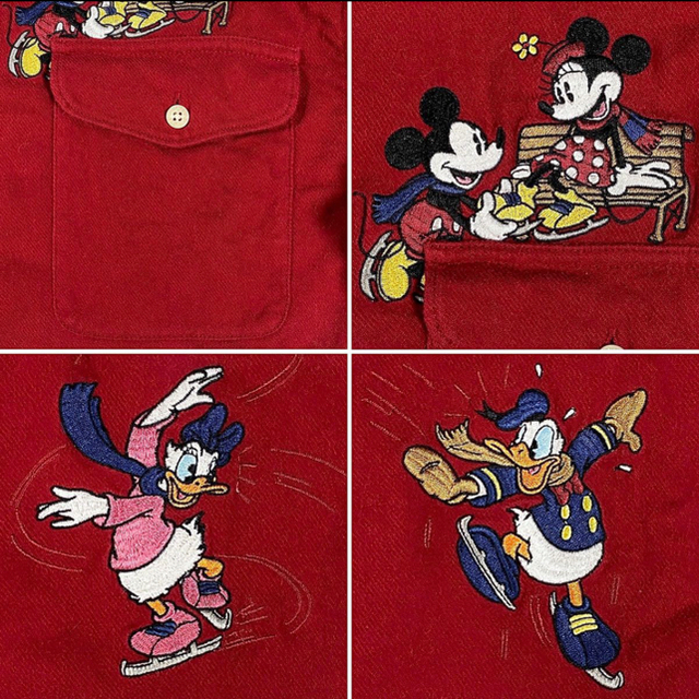 Disney Disney Store ディズニー キャラクター刺繍 シャツ ビッグシルエットの通販 By Mk Vintage ディズニー ならラクマ