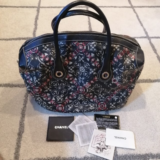 高い素材 CHANEL - CHANEL ボストン ハンドバッグ ハンドバッグ - www