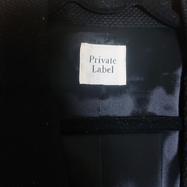 PRIVATE LABEL(プライベートレーベル)の☆ともとも様専用☆private label 黒のジャケット  レディースのジャケット/アウター(テーラードジャケット)の商品写真