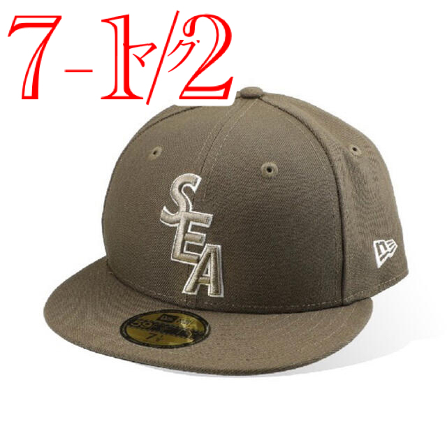 新品未開封タグ付カラーWIND AND SEA NEW ERA 7 1/2