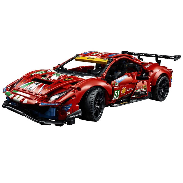 レゴ テクニック フェラーリ 488 GTE #51 AFコルセ 42125
