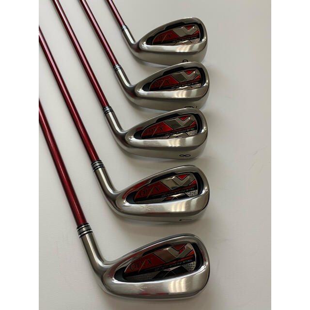 国際ブランド ゼクシオ10アイアン5本セット #6〜9 PW 希少❗️レッド