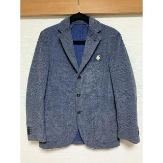 ラルディーニ(LARDINI)のLARDINI ラルディーニ ジャケット グレー＆ブルー 48 JKT010(テーラードジャケット)