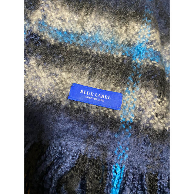 BURBERRY BLUE LABEL(バーバリーブルーレーベル)のブルーレーベル　クレストブリッジ  マフラー　人気　チェック レディースのファッション小物(マフラー/ショール)の商品写真