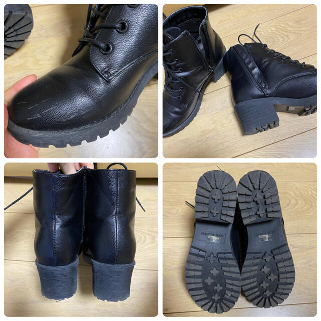 夢展望(ユメテンボウ)のショートブーツ　24cm レディースの靴/シューズ(ブーツ)の商品写真