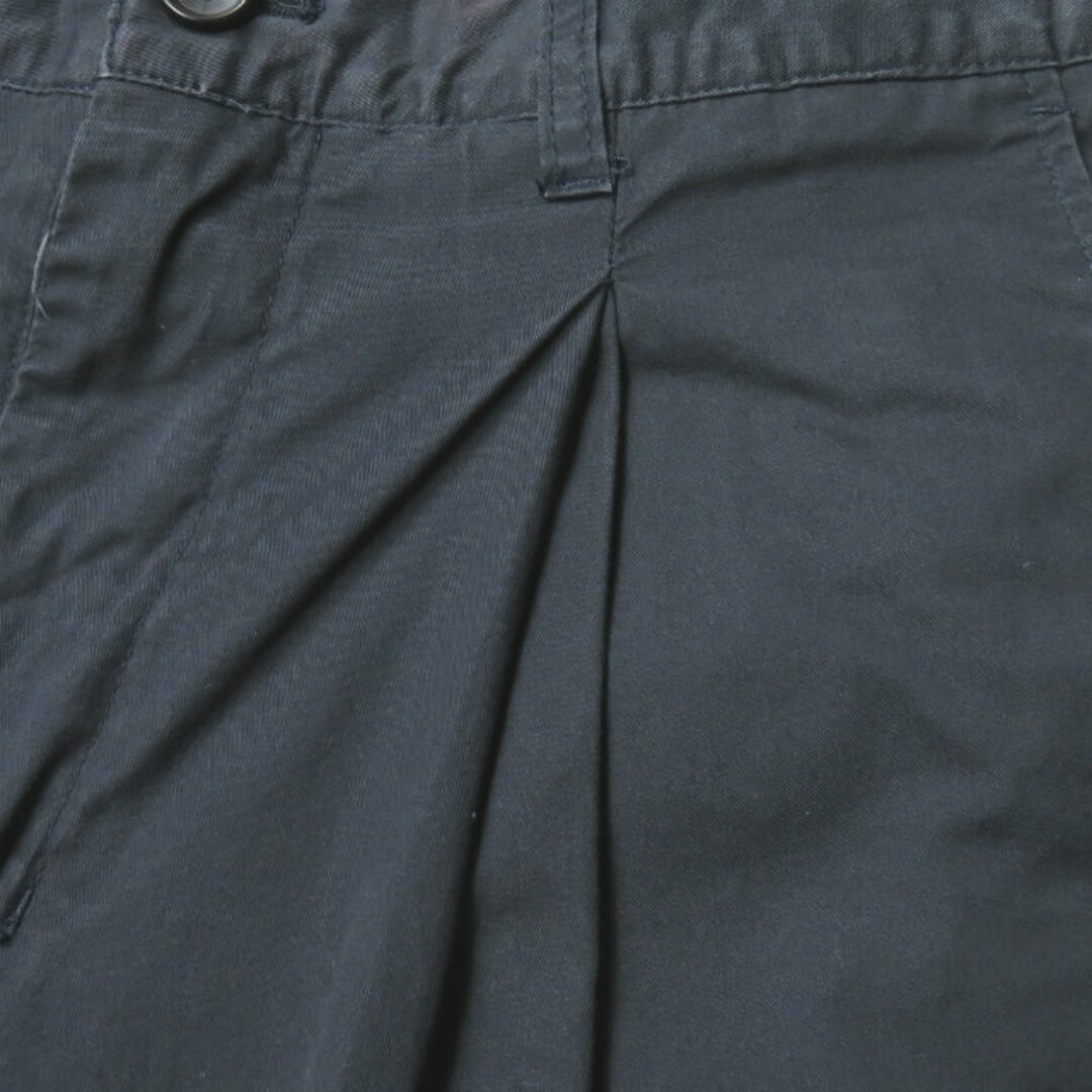 Engineered Garments(エンジニアードガーメンツ)のEngineered Garments エンジニアードガーメンツ アメリカ製 WP Half Pant - High Count Twill - ハイカウントツイル 1タッククロップドパンツ 30 ネイビー ハーフパンツ シンチバック 尾錠 ボトムス【中古】【Engineered Garments】 メンズのパンツ(その他)の商品写真