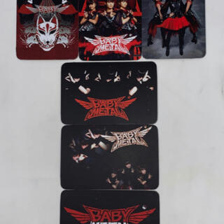 ベビーメタル(BABYMETAL)のベビーメタル　BABYMETAL カード型マグネット　6種類セット　レアアイテム(ミュージシャン)