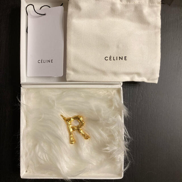 オールド セリーヌ OLD CELINE イニシャルネックレス M 100%本物-