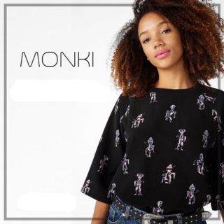 モンキ(Monki)のMONKI(モンキ) ※ロボット柄ラグラントップス(シャツ/ブラウス(長袖/七分))