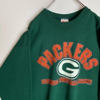 ヘインズ(Hanes)のグリーンベイ　パッカーズ　スウェット　Green Bay Packers NFL(スウェット)