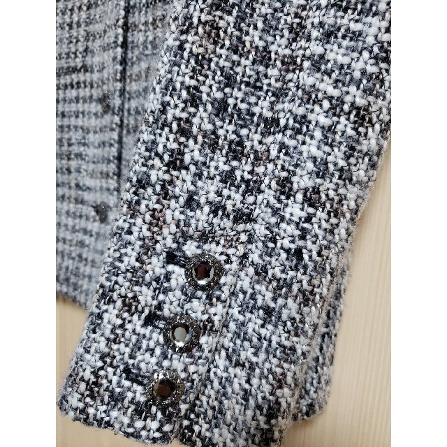 ZARA ツイード ジャケット ザラ ノーカラージャケット ZARA ツイード ジャケット ザラ ノーカラージャケット