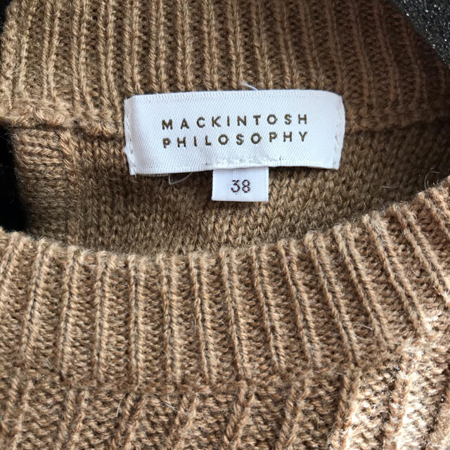 MACKINTOSH PHILOSOPHY(マッキントッシュフィロソフィー)のマッキントッシュフィロソフィー　バックリボンニット レディースのトップス(ニット/セーター)の商品写真