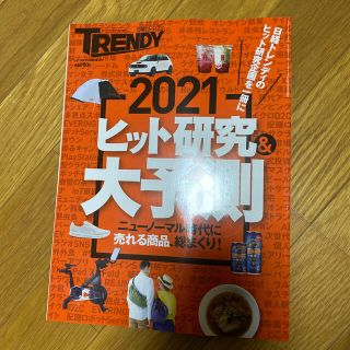 ニッケイビーピー(日経BP)の日経トレンディ増刊「ヒット研究&大予測 2021」 2021年 02月号(アート/エンタメ/ホビー)